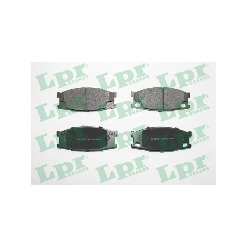 Jeu de 4 plaquettes de frein avant LPR 05P892