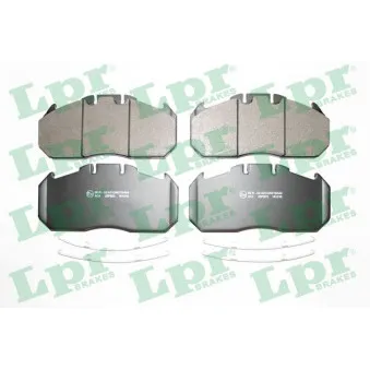 Jeu de 4 plaquettes de frein avant LPR