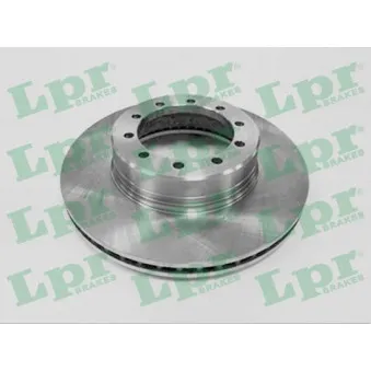 Jeu de 2 disques de frein avant LPR