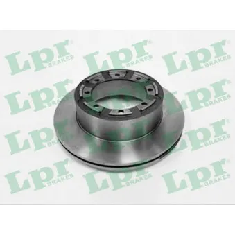 Jeu de 2 disques de frein arrière LPR
