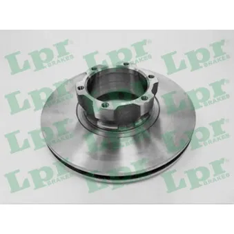 Jeu de 2 disques de frein avant LPR