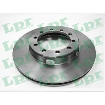 Jeu de 2 disques de frein avant LPR