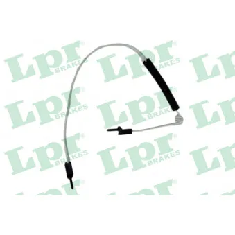 Contact d'avertissement, usure des plaquettes de frein LPR