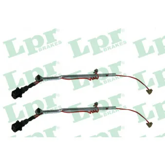 Contact d'avertissement, usure des plaquettes de frein LPR