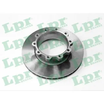 Jeu de 2 disques de frein avant LPR