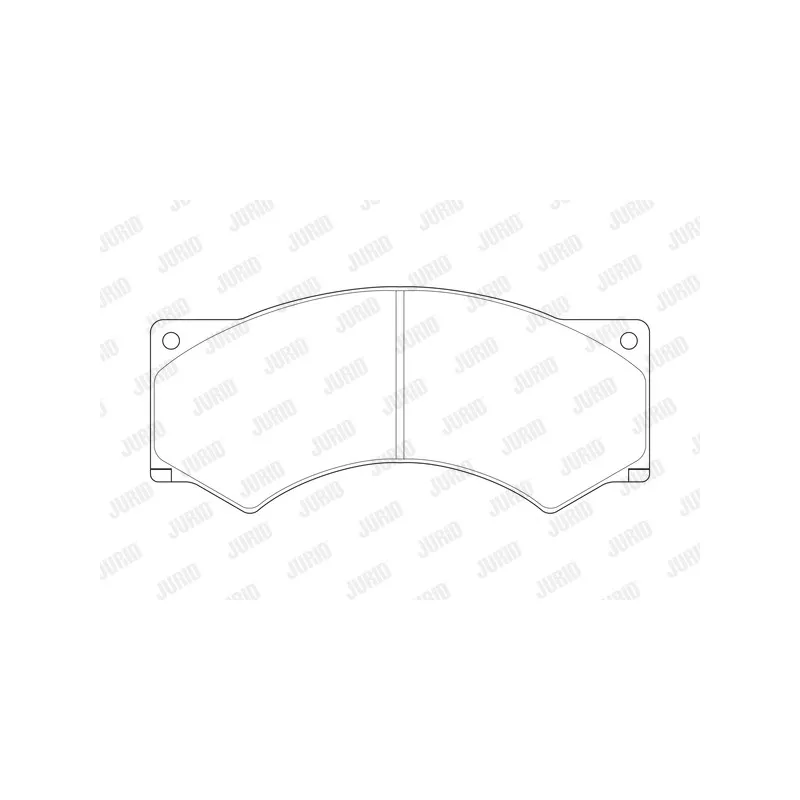Jeu de 4 plaquettes de frein avant JURID 2901709560