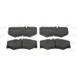 Jeu de 4 plaquettes de frein avant JURID 571272J - Visuel 1
