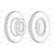 Jeu de 2 disques de frein avant JURID 569254J - Visuel 2