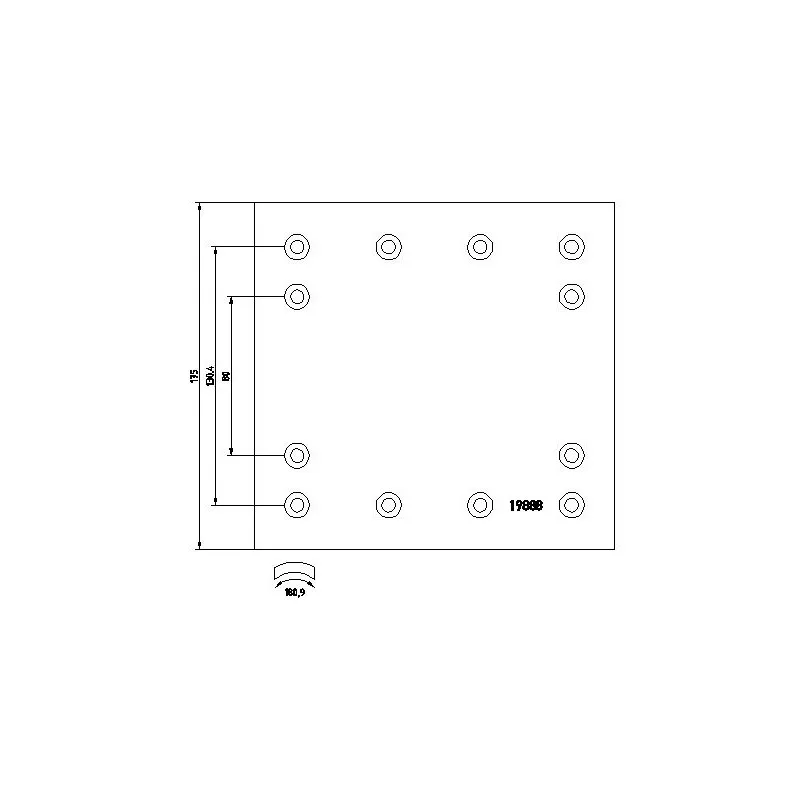 Kit de garnitures de frein, frein à tambour TEXTAR 1988802