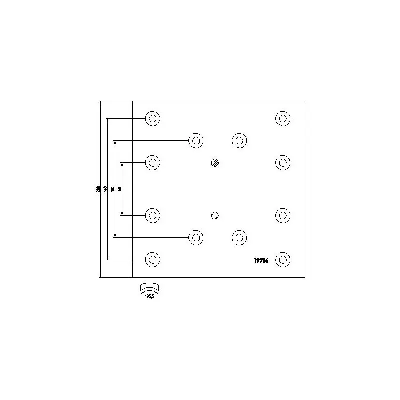 Kit de garnitures de frein, frein à tambour TEXTAR 1971601