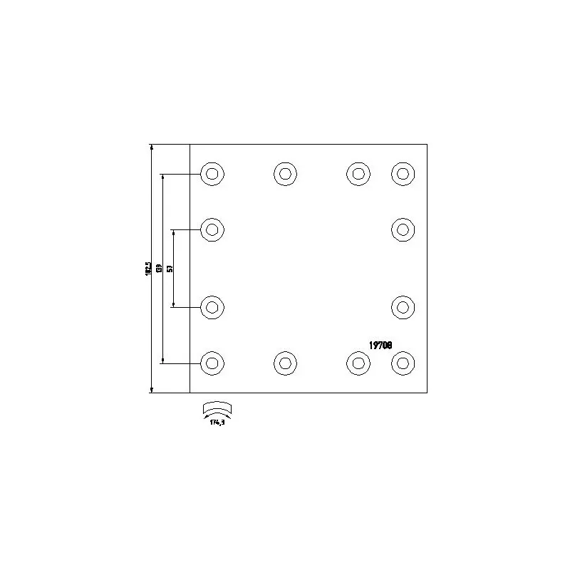 Kit de garnitures de frein, frein à tambour TEXTAR 1970803