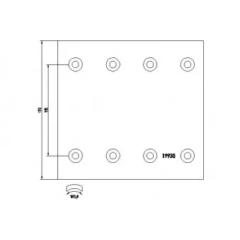 Kit de garnitures de frein, frein à tambour TEXTAR