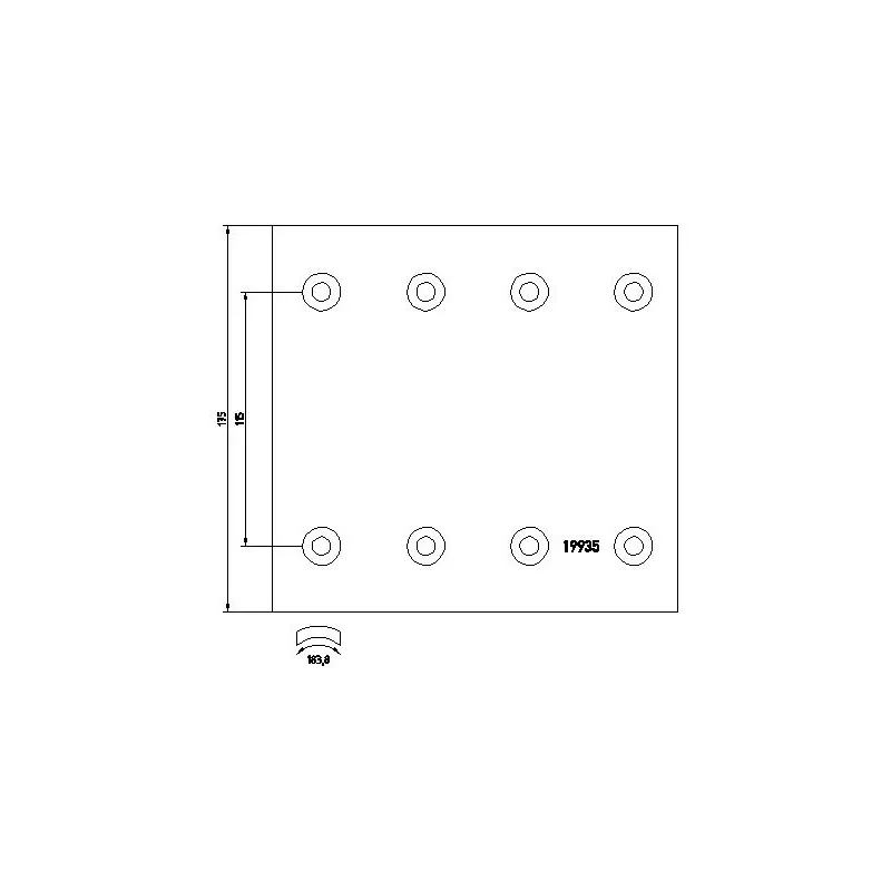 Kit de garnitures de frein, frein à tambour TEXTAR 1993502