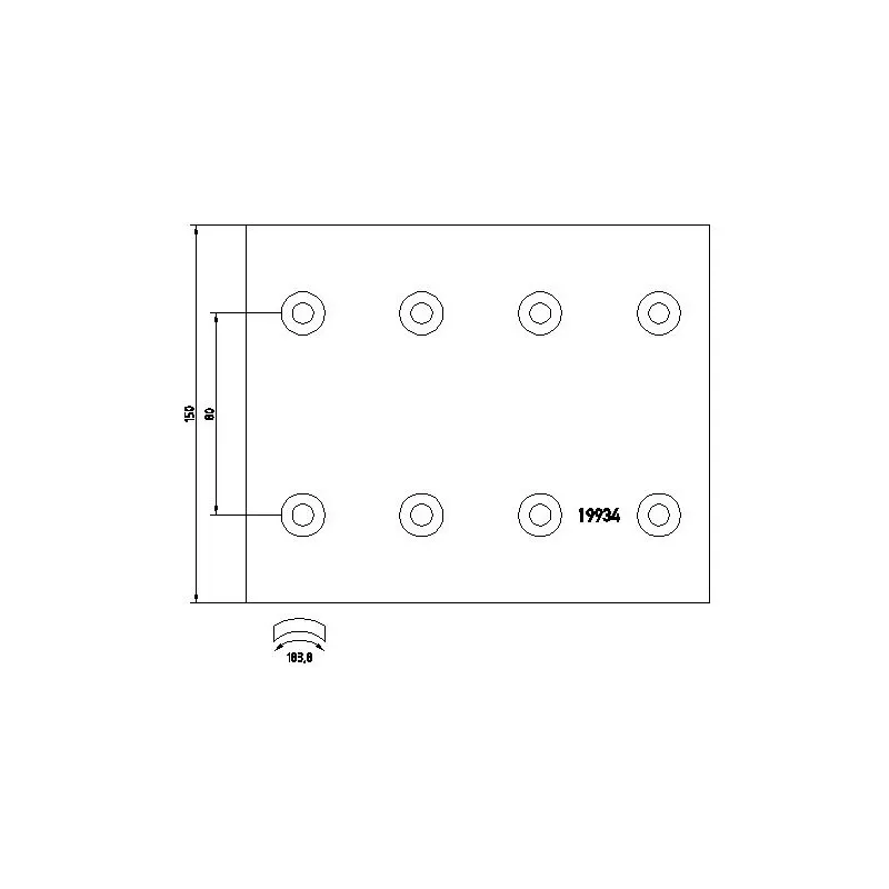 Kit de garnitures de frein, frein à tambour TEXTAR 1993402