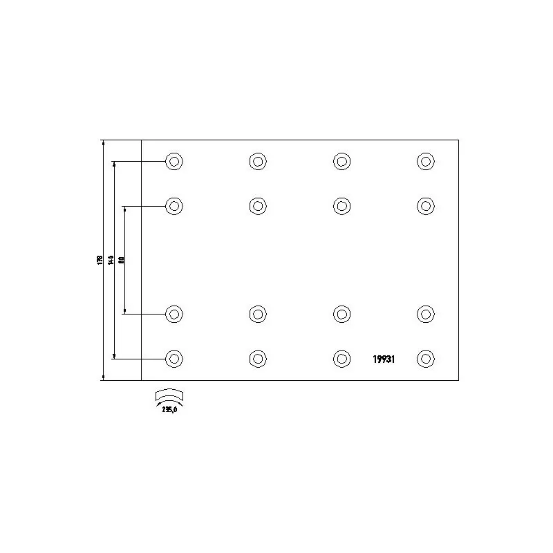 Kit de garnitures de frein, frein à tambour TEXTAR 1993104
