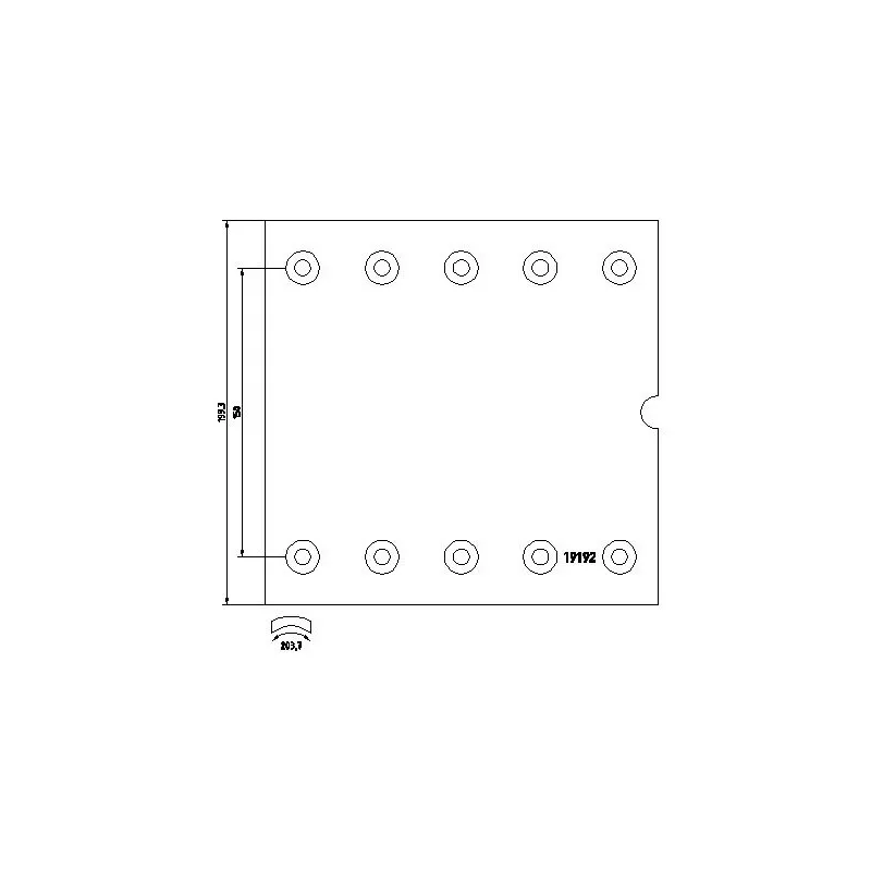 Kit de garnitures de frein, frein à tambour TEXTAR 1919201
