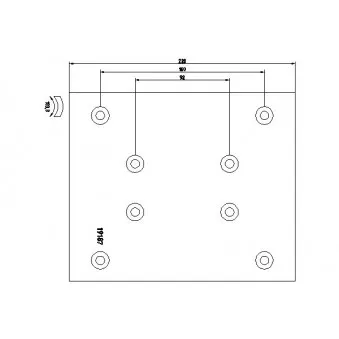 Kit de garnitures de frein, frein à tambour TEXTAR