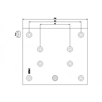 Kit de garnitures de frein, frein à tambour TEXTAR