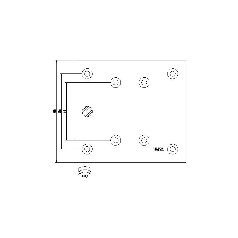 Kit de garnitures de frein, frein à tambour TEXTAR 1949402