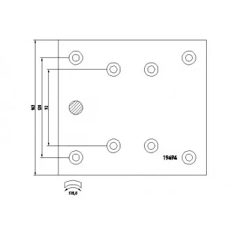 Kit de garnitures de frein, frein à tambour TEXTAR