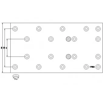 Kit de garnitures de frein, frein à tambour TEXTAR