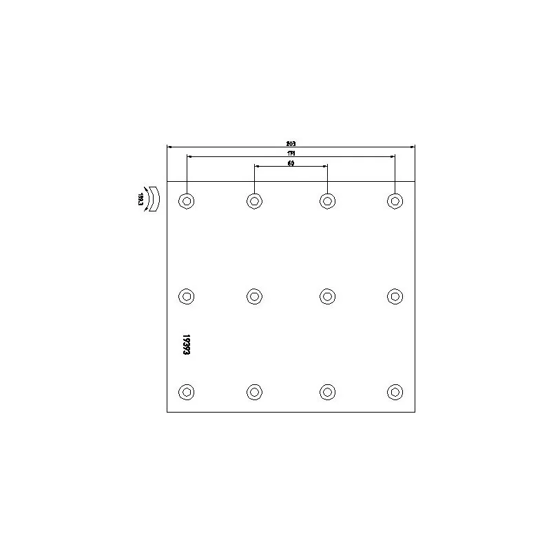 Kit de garnitures de frein, frein à tambour TEXTAR 1939308