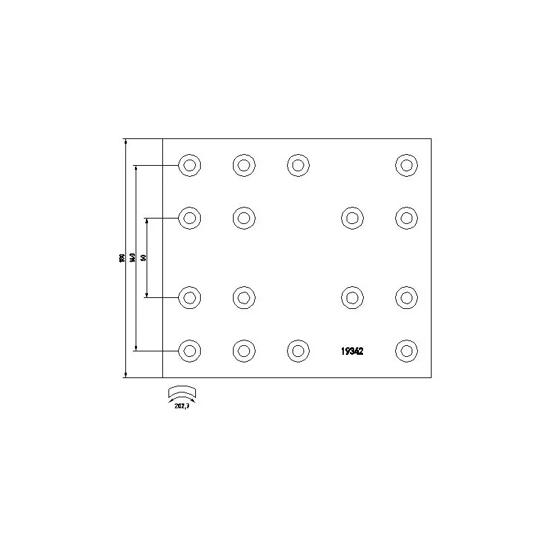 Kit de garnitures de frein, frein à tambour TEXTAR 1934202