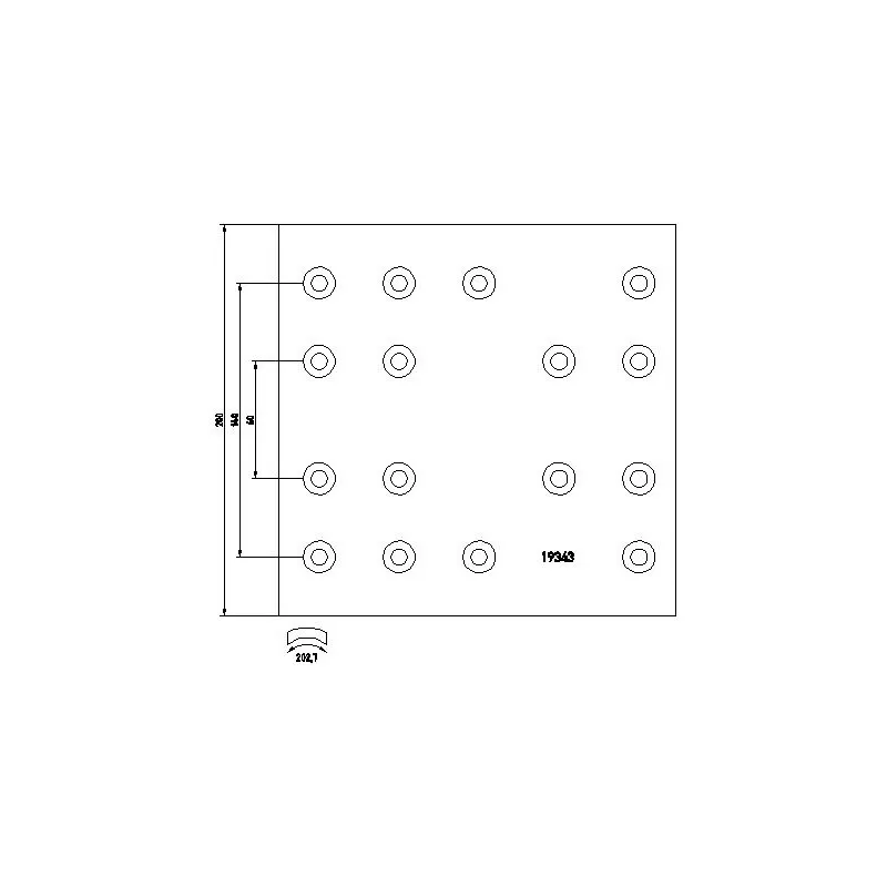 Kit de garnitures de frein, frein à tambour TEXTAR 1934302