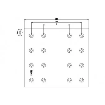 Kit de garnitures de frein, frein à tambour TEXTAR 1906301