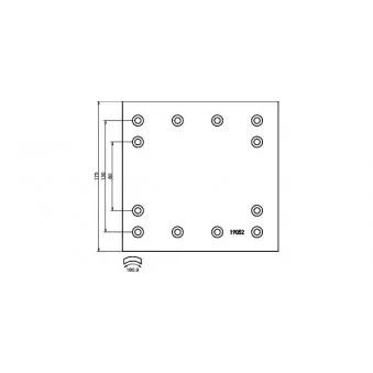 Kit de garnitures de frein, frein à tambour TEXTAR 1905203
