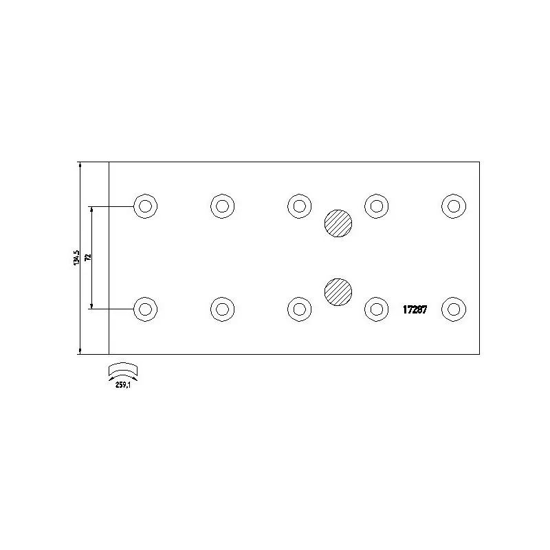 Kit de garnitures de frein, frein à tambour TEXTAR 1728705