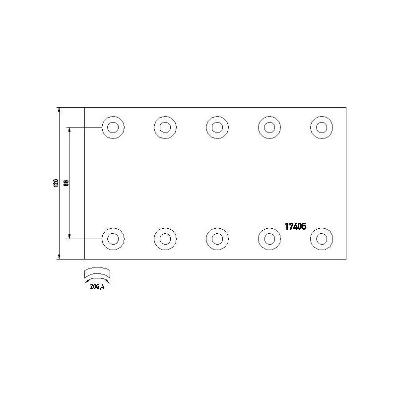 Kit de garnitures de frein, frein à tambour TEXTAR 1740501