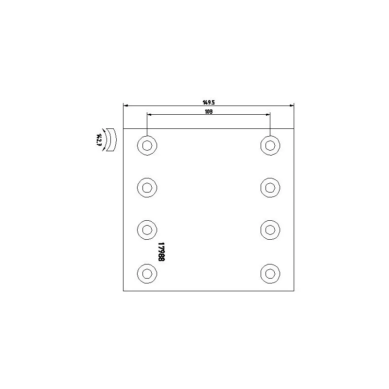 Kit de garnitures de frein, frein à tambour TEXTAR 1798806