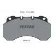 Jeu de 4 plaquettes de frein avant TEXTAR 2910004 - Visuel 1