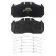 Jeu de 4 plaquettes de frein arrière TEXTAR 2913111 - Visuel 2