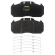 Jeu de 4 plaquettes de frein avant TEXTAR 2913103 - Visuel 2