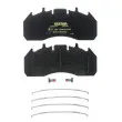 Jeu de 4 plaquettes de frein avant TEXTAR 2927301 - Visuel 2