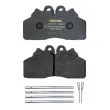 Jeu de 4 plaquettes de frein avant TEXTAR 2925601 - Visuel 2