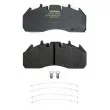 Jeu de 4 plaquettes de frein avant TEXTAR 2917402 - Visuel 2