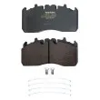 Jeu de 4 plaquettes de frein arrière TEXTAR 2921101 - Visuel 2