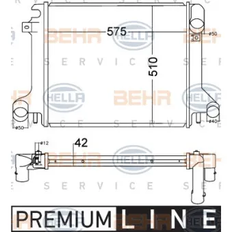 Radiateur, refroidissement du moteur HELLA
