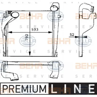 Intercooler, échangeur HELLA