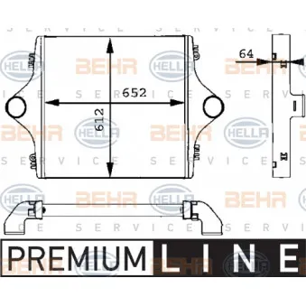 Intercooler, échangeur HELLA