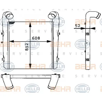 Intercooler, échangeur HELLA
