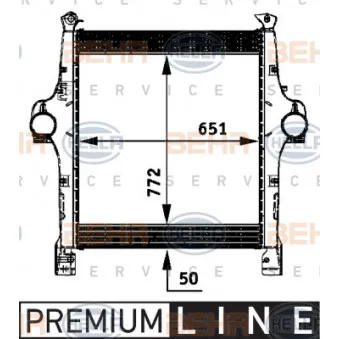 Intercooler, échangeur HELLA