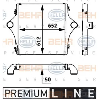Intercooler, échangeur HELLA