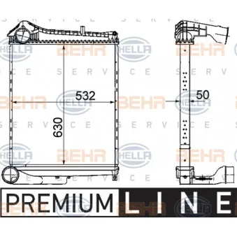 Intercooler, échangeur HELLA