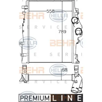 Intercooler, échangeur HELLA