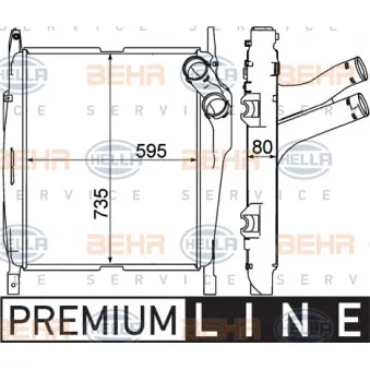 Intercooler, échangeur HELLA