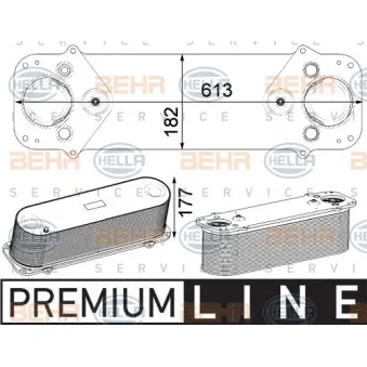 Intercooler, échangeur HELLA